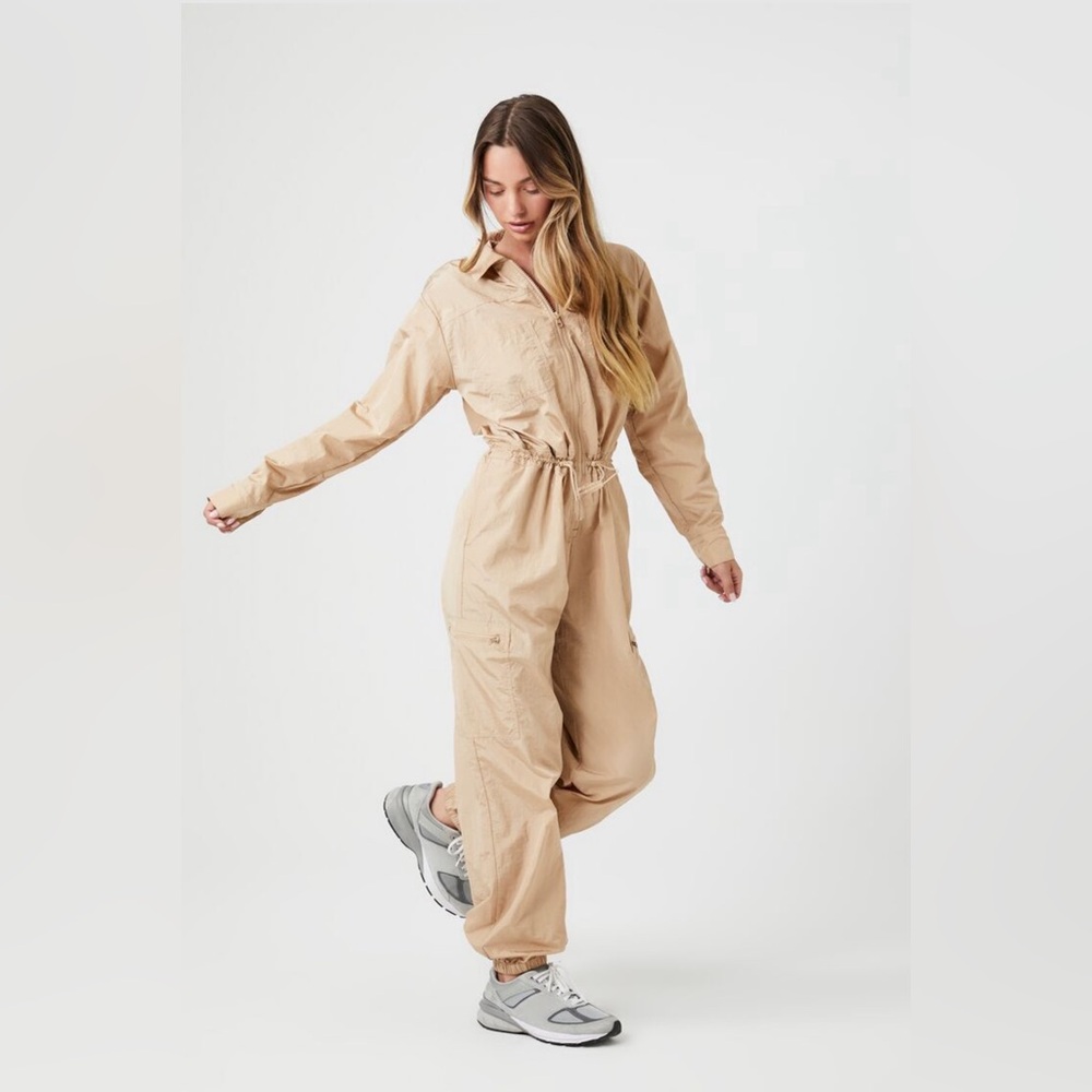 Copper/gold Nylon zip jumper